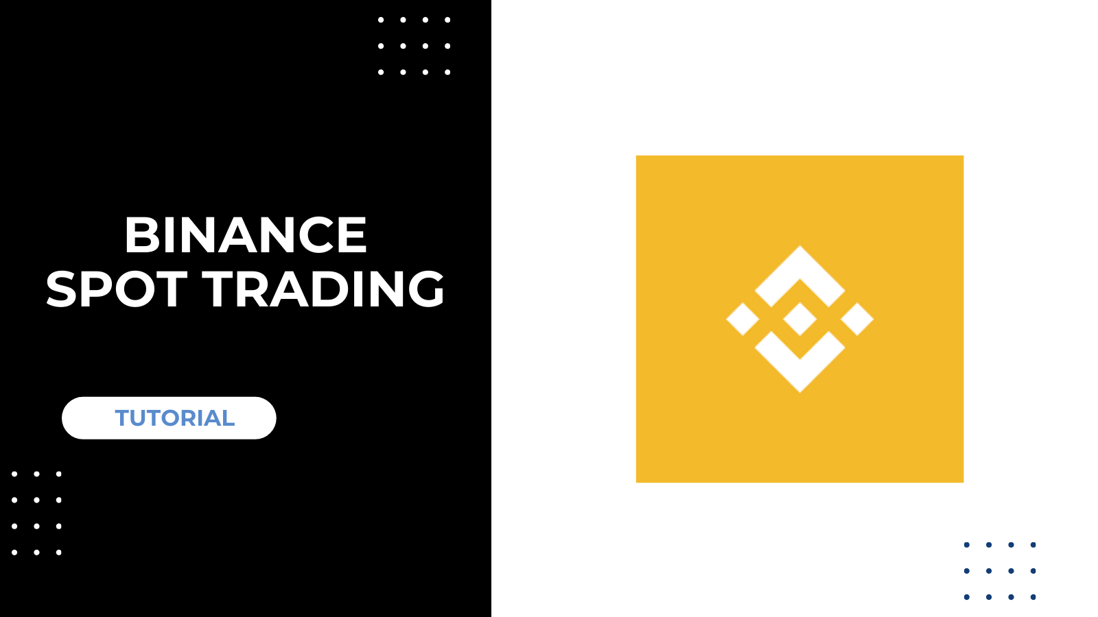 Cara berdagang Binance spot (Spot)